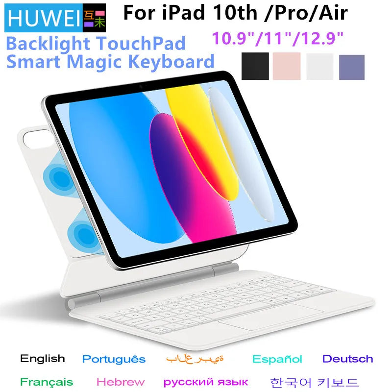 Funda con teclado para iPad